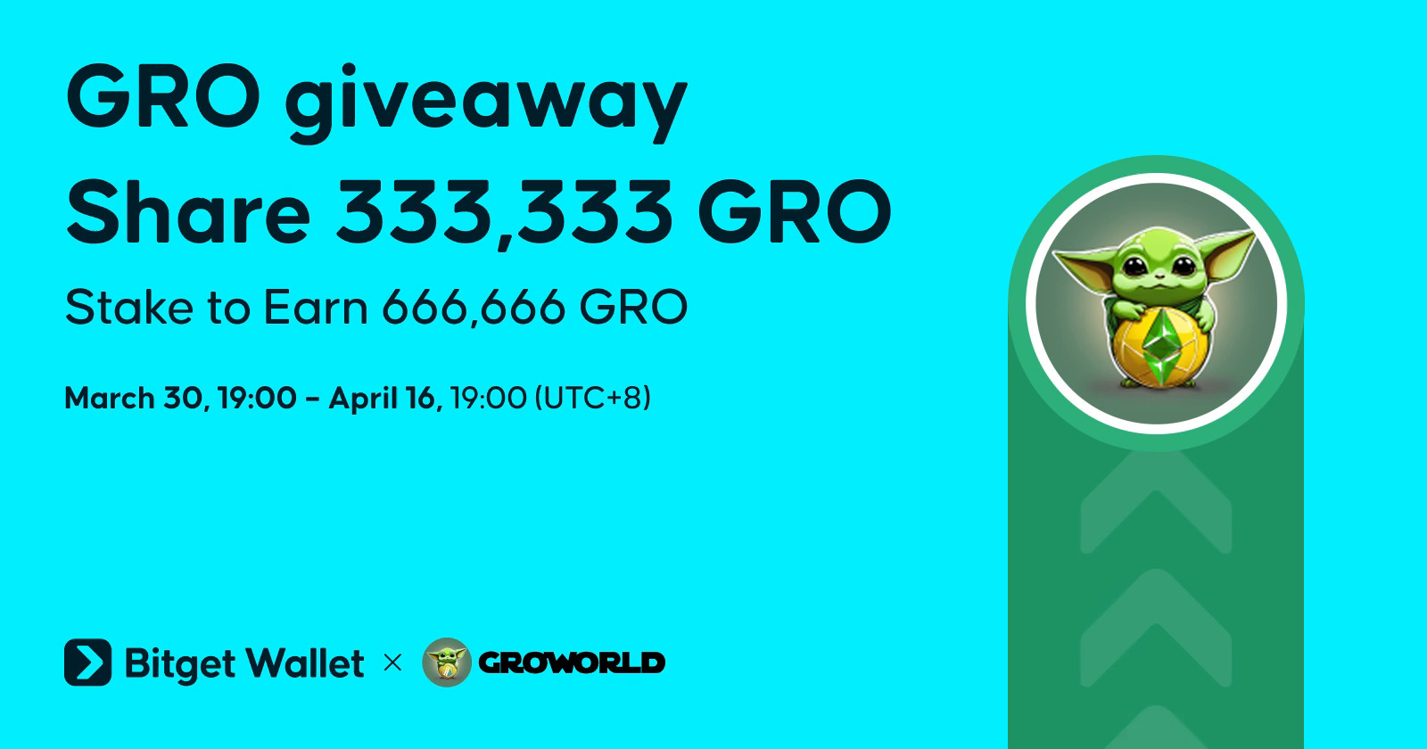 GROWORLD 通过 Bitget Wallet 打开 DeFi 入口